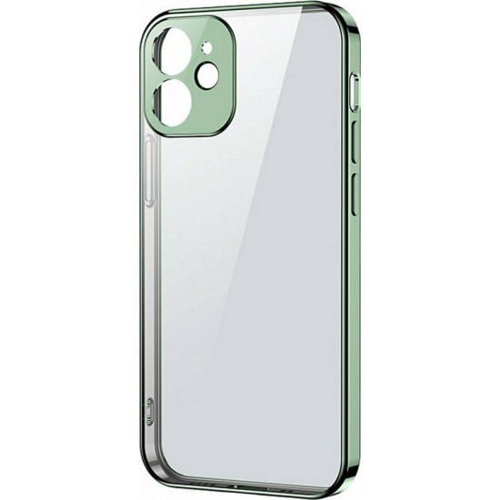 Joyroom New Beauty Back Cover Συνθετική Light Green / Clear (iPhone 12 / 12 Pro)