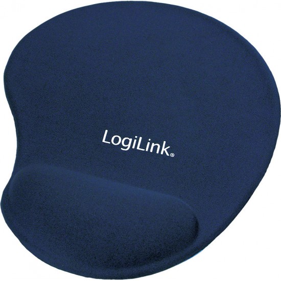 LogiLink Mousepad με GEL Υποστήριξη καρπού για στήριγμα μπλε