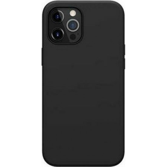 Nillkin Flex PURE Pro MagSafe Back Cover Σιλικόνης Μαύρο (iPhone 12 Pro Max)