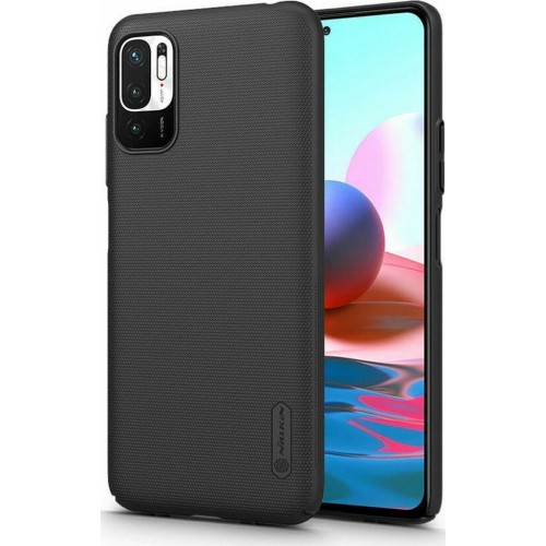 Nillkin Frosted Shield Back Cover Πλαστικό Μαύρο (Redmi Note 10 5G)