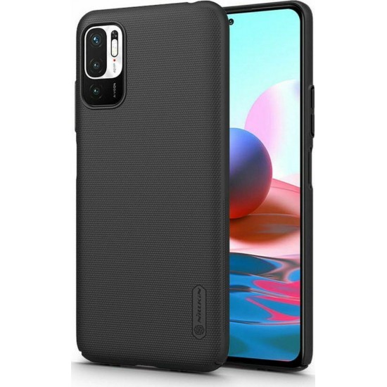 Nillkin Frosted Shield Back Cover Πλαστικό Μαύρο (Redmi Note 10 5G)