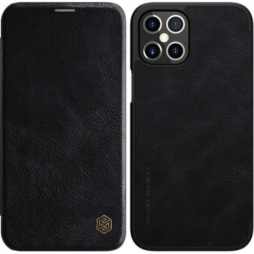 Nillkin Qin Book Δερματίνης Μαύρο (iPhone 12 Pro Max)