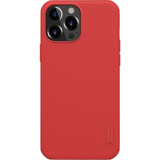 Nillkin Super Frosted Shield Back Cover Πλαστικό Ανθεκτική Κόκκινο (iPhone 13 Pro Max)