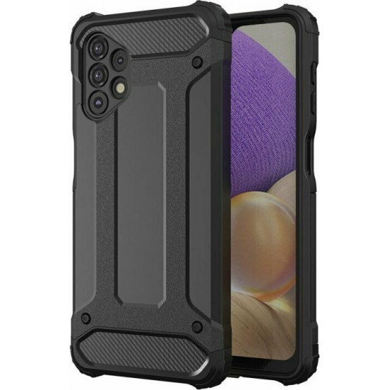 OEM Tough Armor Back Cover για Samsung Galaxy A32 5G / A13 5G Μαύρο