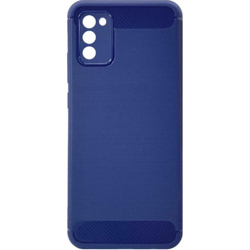 Carbon Back Cover Σιλικόνης Μπλε (Galaxy A02s) Carbon Back Cover Σιλικόνης Μπλε (Galaxy A02s)