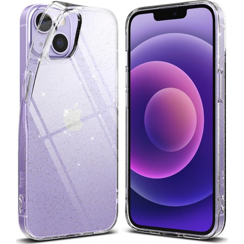 Ringke Air Glitter Back Cover Σιλικόνης Διάφανο (iPhone 13 mini)