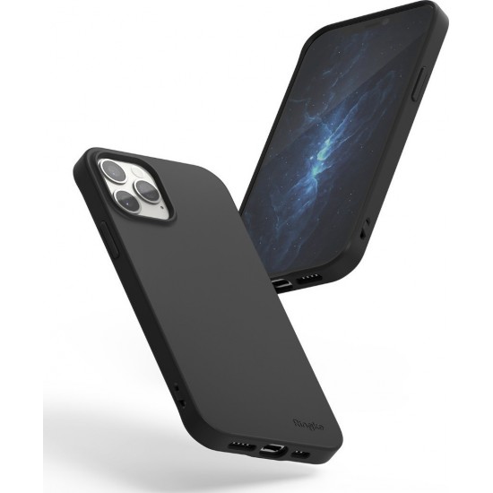 Ringke Air S Back Cover Σιλικόνης Μαύρο (iPhone 12 / 12 Pro)