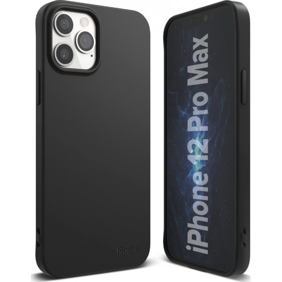 Ringke Air S Back Cover Σιλικόνης Μαύρο (iPhone 12 Pro Max)