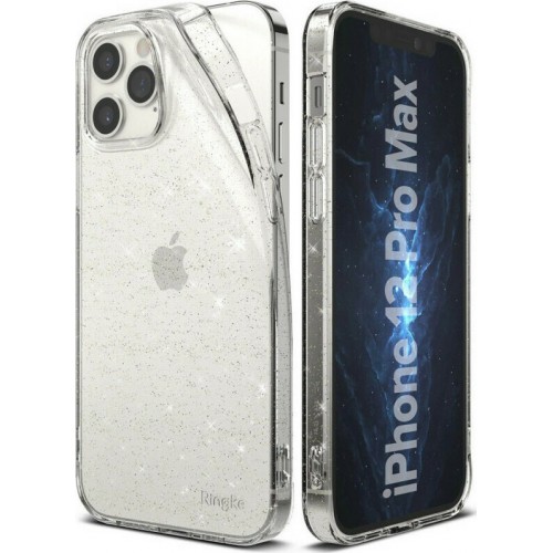 Ringke Air Ultra-Thin TPU Glitter Back Cover Διάφανο (iPhone 12 Pro Max)