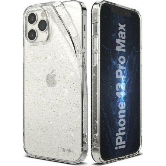 Ringke Air Ultra-Thin TPU Glitter Back Cover Διάφανο (iPhone 12 Pro Max)