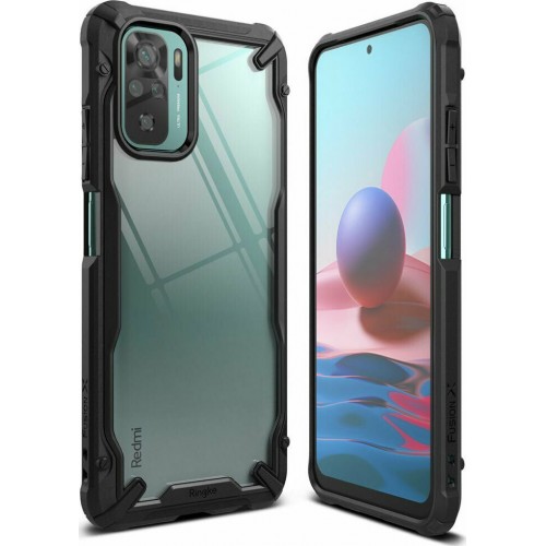 Ringke Fusion-X Cover Σιλικόνης Μαύρο (Redmi Note 10)