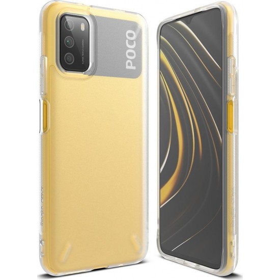 Ringke Onyx Back Cover Σιλικόνης Διάφανο (Poco M3)