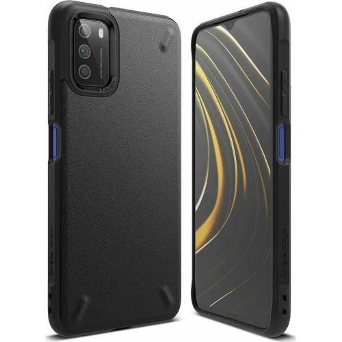 Ringke Onyx Back Cover Σιλικόνης Μαύρο (Poco M3)