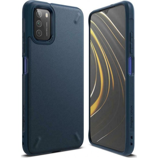 Ringke Onyx Back Cover Σιλικόνης Navy Μπλε (Poco M3 / Redmi 9T)