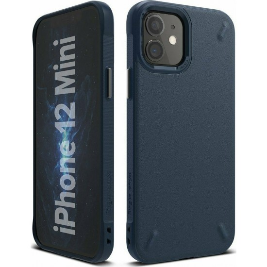 Ringke Onyx Durable Back Cover Σιλικόνης Μπλε (iPhone 12 mini)