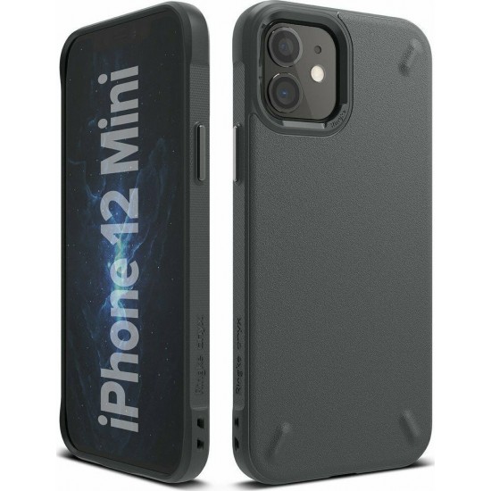 Ringke Onyx Durable Back Cover Σιλικόνης Γκρι (iPhone 12 mini)