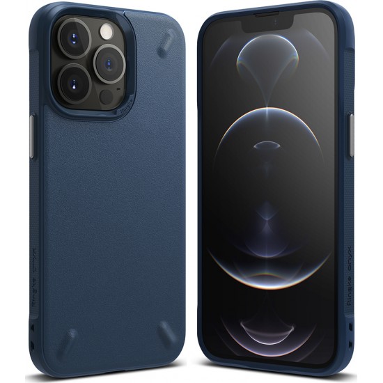 Ringke Onyx Durable Back Cover Σιλικόνης Navy Μπλε (iPhone 13 Pro)