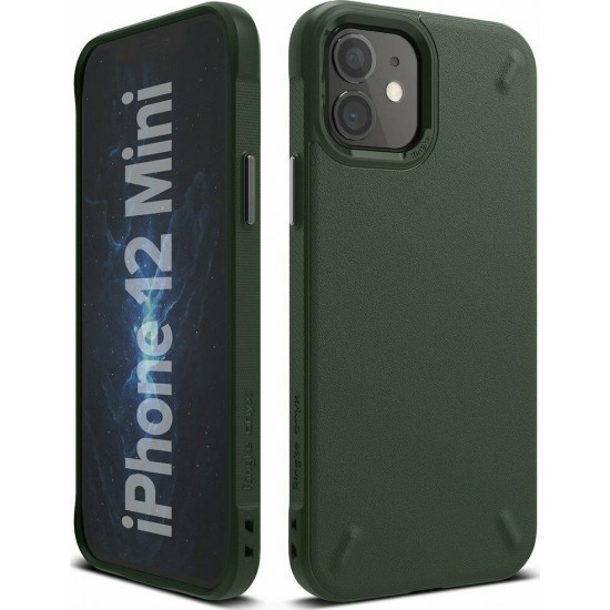 Ringke Onyx Durable Back Cover Σιλικόνης Πράσινο (iPhone 12 mini)