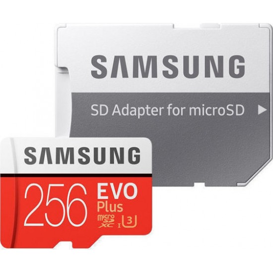 Samsung Evo Plus microSDXC 256GB U3 with Adapter