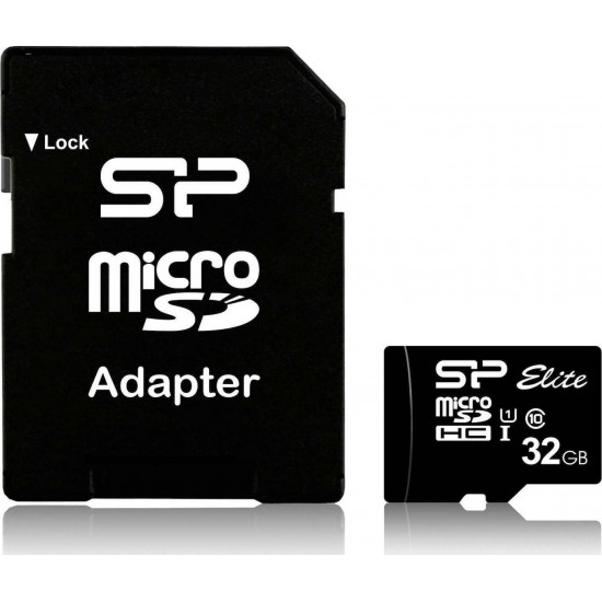 Silicon Power Elite microSDHC 32GB U1 with Adapter