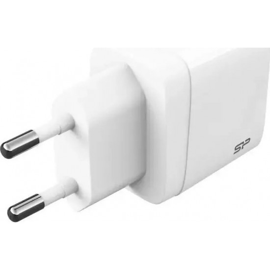 Silicon Power USB-A & USB-C Wall Adapter  Λευκό (QM15)
