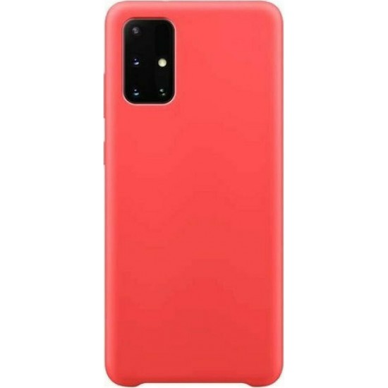 Soft Flexible Rubber Back Cover Σιλικόνης Κόκκινο (Galaxy A51)