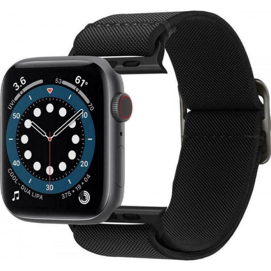 Spigen Fit Lite Λουράκι Nylon Μαύρο (Apple Watch 42/44mm)