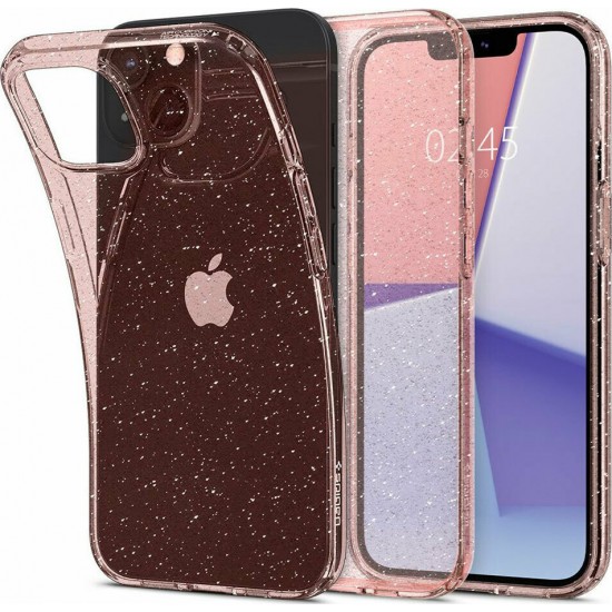 Spigen Liquid Crystal Glitter Back Cover Σιλικόνης Ροζ (iPhone 14 / 13)
