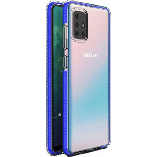 Spring Back Cover Σιλικόνης Dark Blue (Galaxy A71)