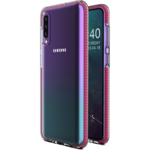 Spring Back Cover Σιλικόνης Φούξια (Galaxy A50)