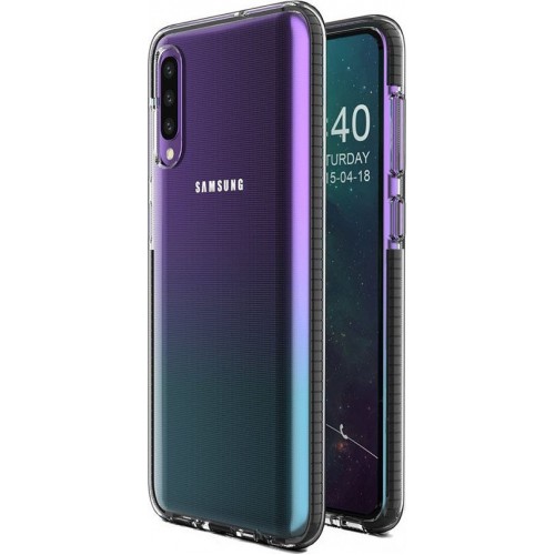 Spring Back Cover Σιλικόνης Μαύρο (Galaxy A50)