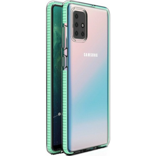 Spring Back Cover Σιλικόνης Mint (Galaxy A71)