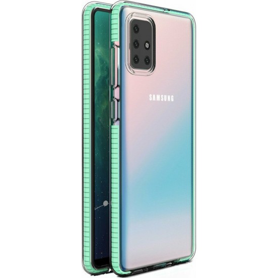 Spring Back Cover Σιλικόνης Mint (Galaxy A71)