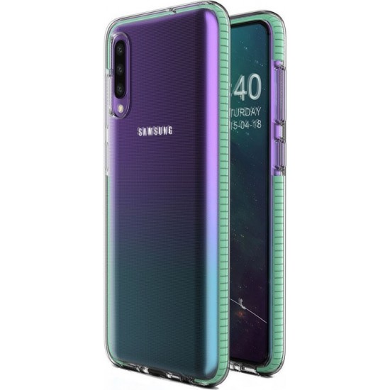 Spring Back Cover Σιλικόνης Τιρκουάζ Mint (Galaxy A50 /30S )