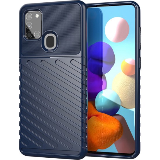 Thunder Back Cover Πλαστικό Μπλε (Galaxy A21s)