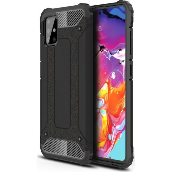 Tough Armor Back Cover Μαύρο (Galaxy A51 / A31)