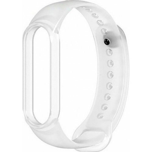 Transparent Λουράκι Σιλικόνης Λευκό (Mi Smart Band 5/Mi Smart Band 6) Transparent Λουράκι Σιλικόνης Λευκό (Mi Smart Band 5/Mi Smart Band 6)