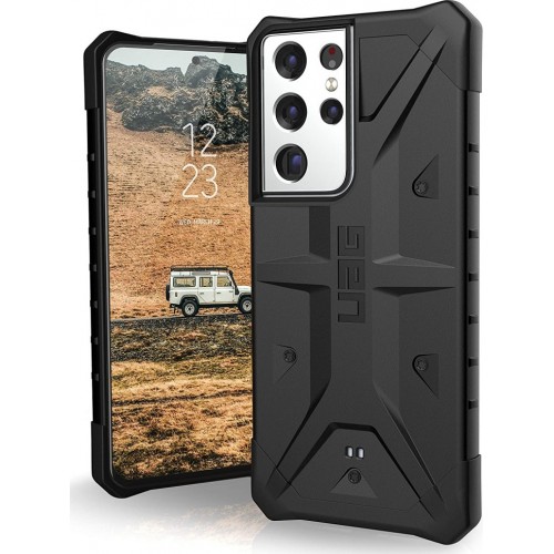 UAG PATHFINDER Σκληρή Θήκη σε Συνδυασμό με Σιλικόνη TPU για Samsung Galaxy S21 Ultra - Μαύρο