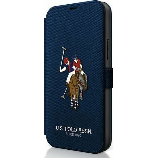 U.S. Polo Assn. Embroidery Collection Book Navy Μπλε (iPhone 12 / 12 Pro)