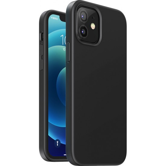 Ugreen Protective Rubber TPU Back Cover Σιλικόνης Μαύρο (iPhone 12 / 12 Pro)