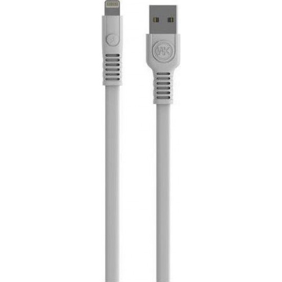 WK Regular USB to Lightning Cable Λευκό 2m (WDC-066)