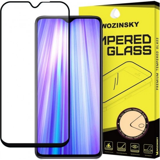 Wozinsky Case Friendly Full Glue Tempered Glass Black για Xiaomi (Redmi Note 8 Pro)