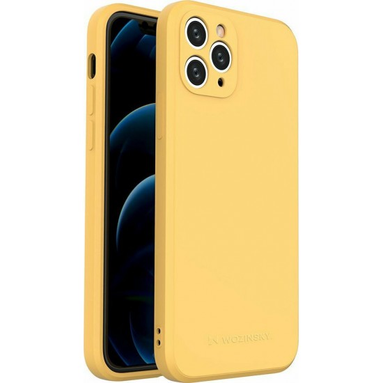 Wozinsky Color Back Cover Σιλικόνης Κίτρινο (iPhone 11 Pro)