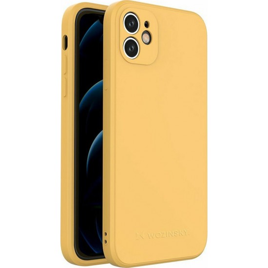 Wozinsky Color Back Cover Σιλικόνης Κίτρινο (iPhone 11)