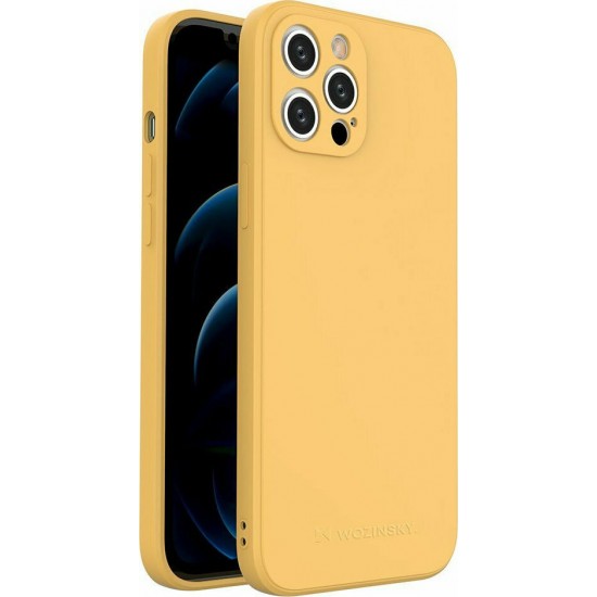 Wozinsky Color Back Cover Σιλικόνης Κίτρινο (iPhone 12 Pro Max)