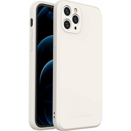 Wozinsky Color Back Cover Σιλικόνης Λευκό (iPhone 11 Pro)
