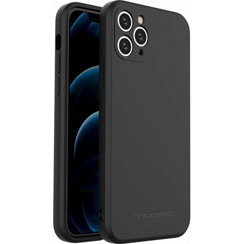 Wozinsky Color Back Cover Σιλικόνης Μαύρο (iPhone 11 Pro)