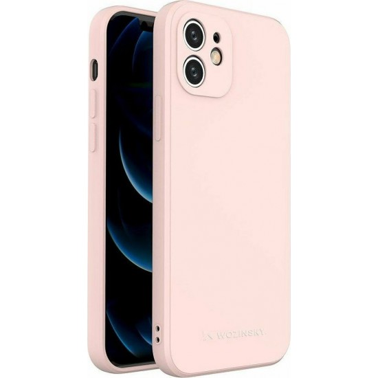 Wozinsky Color Back Cover Σιλικόνης Ροζ (iPhone SE 2020/8/7)