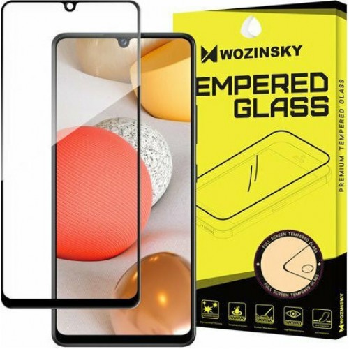 Wozinsky Full Glue Super Tough Full Face Tempered Glass Black (Galaxy A42)