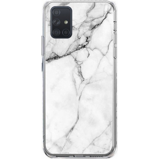 Wozinsky Marble Back Cover Σιλικόνης Λευκό (Galaxy A51 / A31)